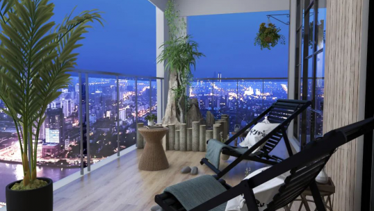 庫(kù)斯家居丨81㎡小型私宅，躺著看醉美的風(fēng)景